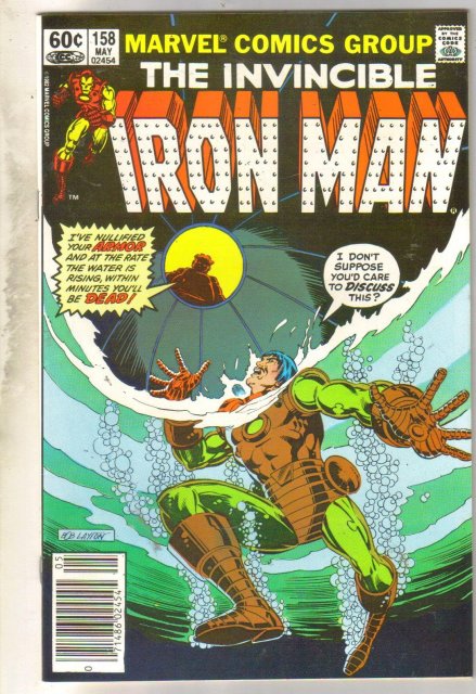 Iron Man #158 comic book very fine 8.0