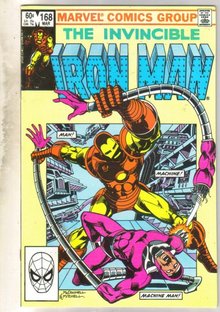 Iron Man #168 comic book near mint 9.4