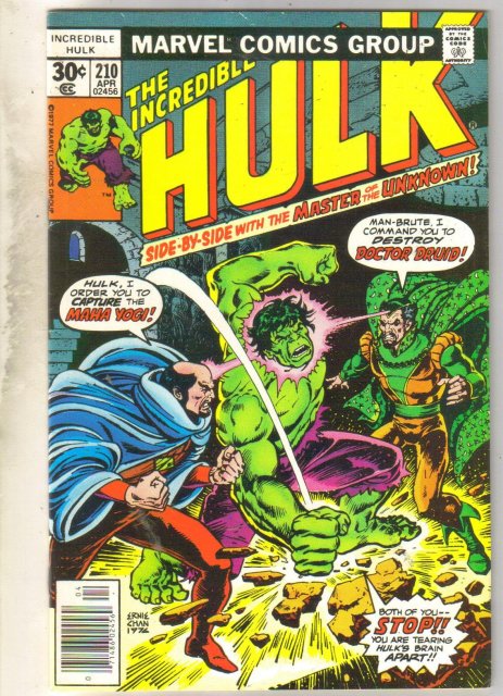 Incredible Hulk #210 comic book very fine 8.0
