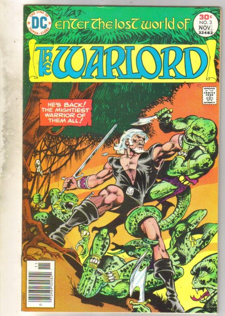Warlord #3 comic book near mint 9.4