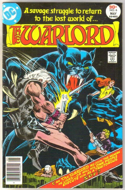 Warlord #6 comic book very fine 8.0