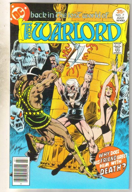 Warlord #7 comic book very fine 8.0