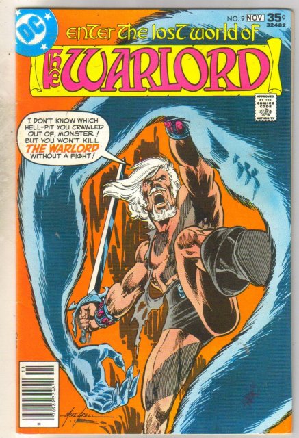 Warlord #9 comic book very fine 8.0
