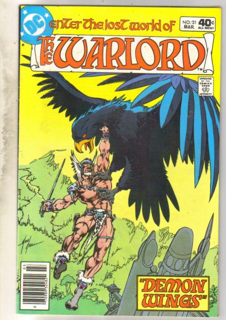 Warlord #31 comic book near mint 9.4