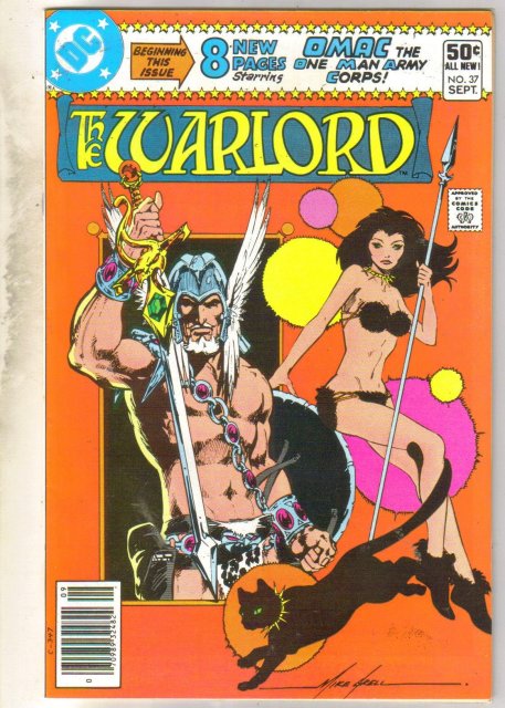 Warlord #37 comic book near mint 9.4