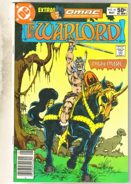 Warlord #45 comic book near mint 9.4