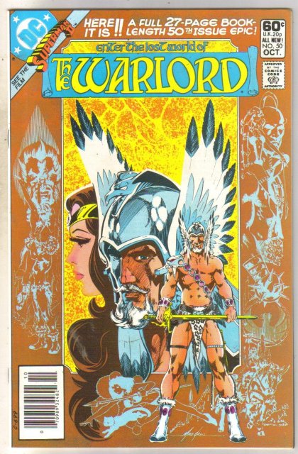 Warlord #50 comic book near mint 9.4