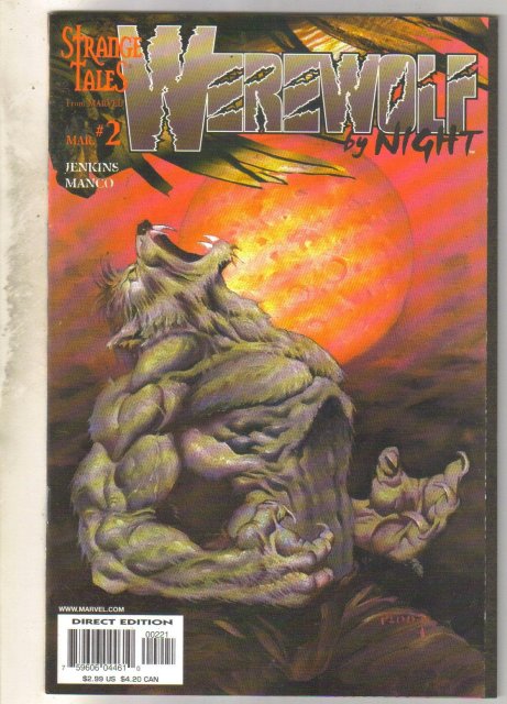 Werewolf by Night vol 2 #2 comic book near mint 9.4