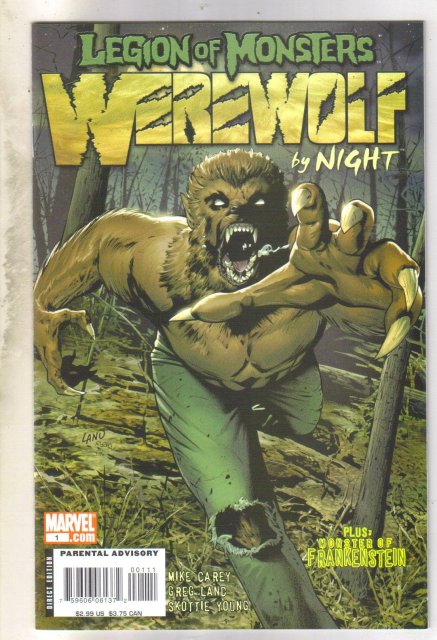 Legion of Monsters: Werewolf by Night #1 comic book mint 9.8