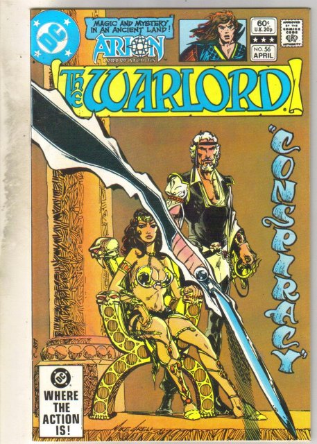 Warlord #56 comic book near mint 9.4