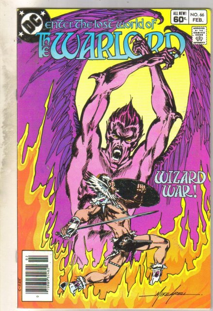 Warlord #66 comic book near mint 9.4