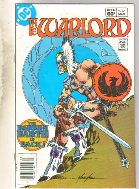 Warlord #67 comic book very fine 8.0