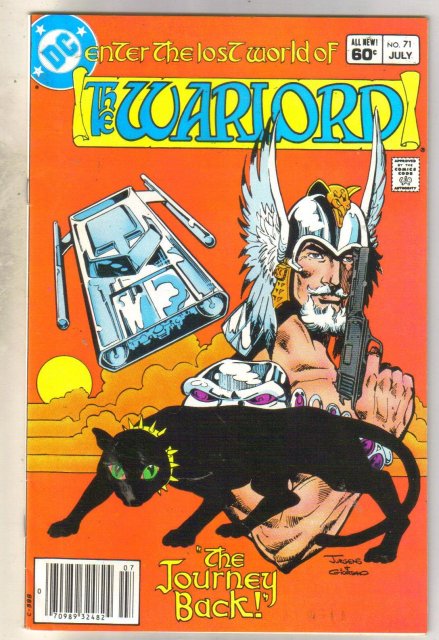 Warlord #71 comic book very fine 8.0