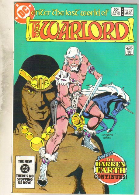 Warlord #72 comic book very fine 8.0