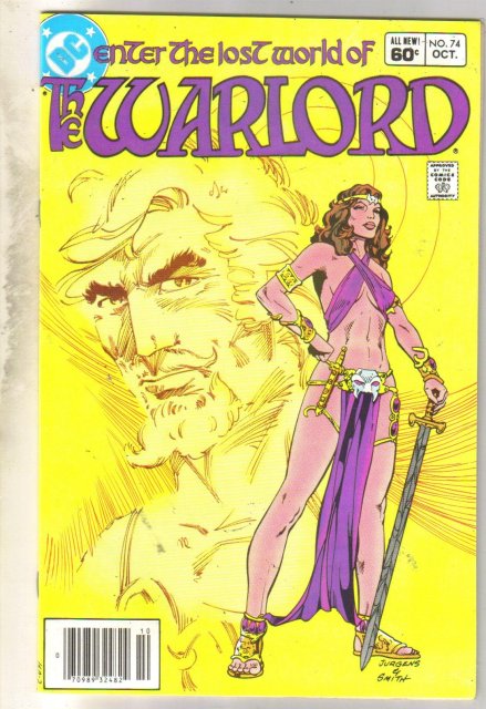 Warlord #74 comic book very fine 8.0