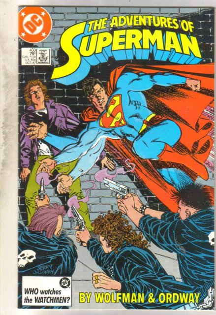 Adventures of Superman #433 comic book near mint 9.4