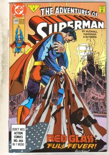 Adventures of Superman #479 comic book near mint 9.4