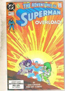 Adventures of Superman #469 comic book near mint 9.4