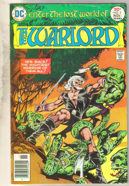 Warlord #3 comic book very good 4.0