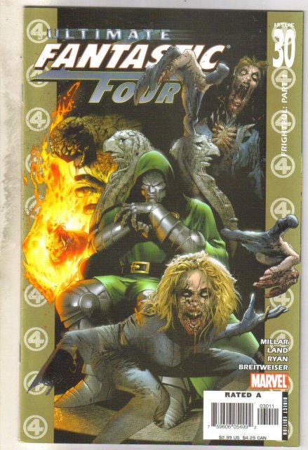 Ultimate Fantastic Four 330 comic book near mint 9.4