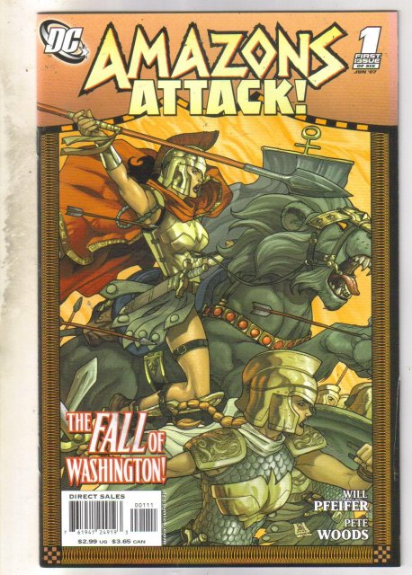 Amazons Attack #1 comic book near mint 9.4