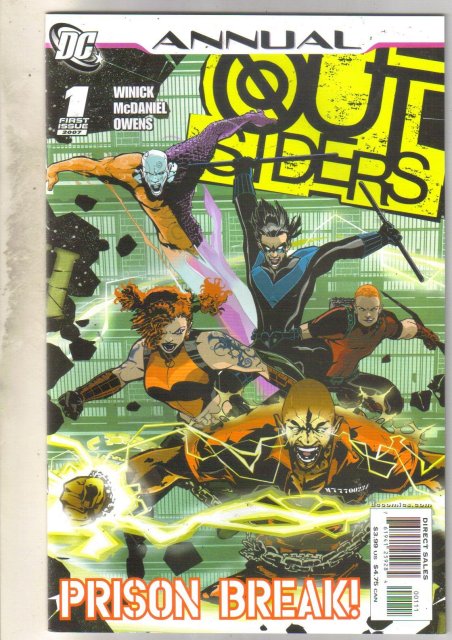 Outsiders Annual #1 comic book mint 9.8