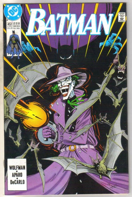 Batman #451 comic book near mint 9.4