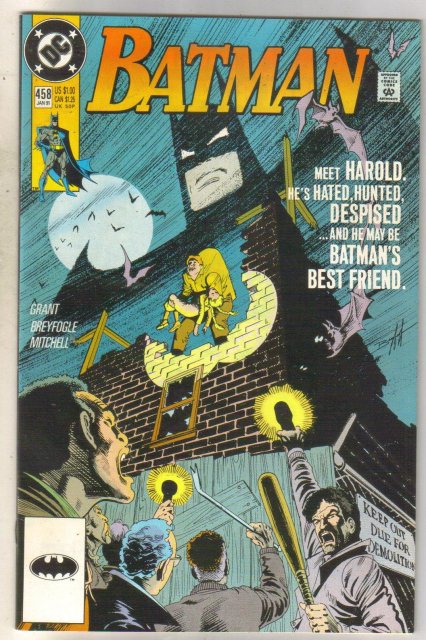Batman #458 comic book near mint 9.4