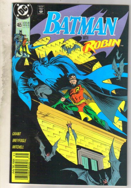 Batman #465 comic book near mint 9.4