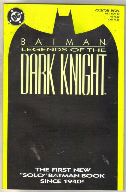 Batman Legends of the Dark Knight #1 comic book near mint 9.4