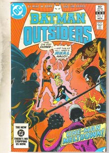 Batman And The Outsiders #4 comic book near mint 9.4