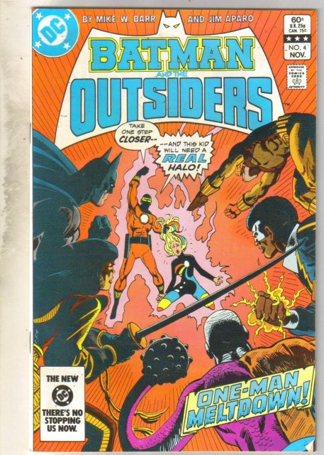Batman And The Outsiders #4 comic book near mint 9.4