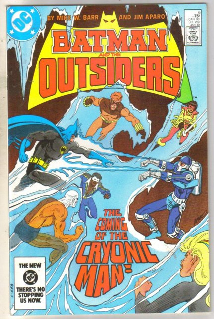 Batman And The Outsiders #6 comic book near mint 9.4
