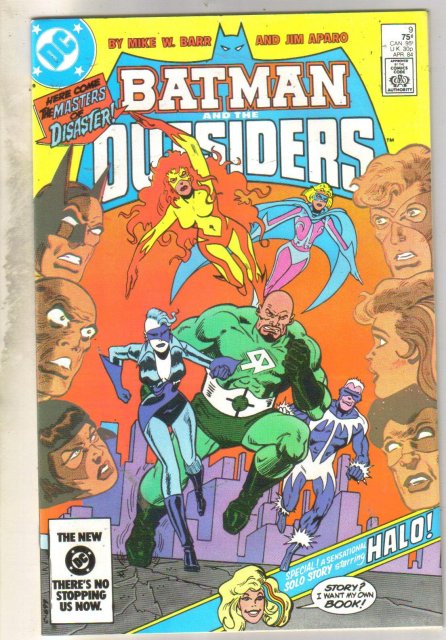 Batman And The Outsiders #9 comic book near mint 9.4