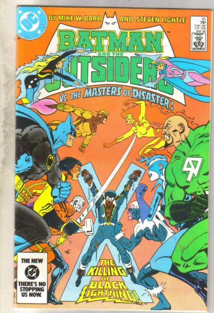 Batman And The Outsiders #10 comic book near mint 9.4