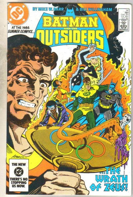 Batman And The Outsiders #14 comic book near mint 9.4