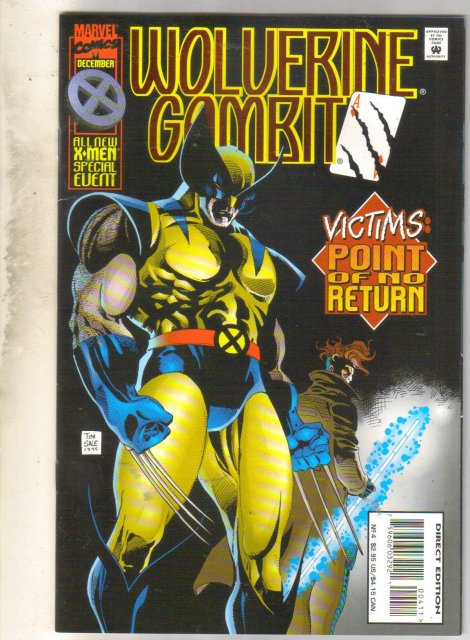 Wolverine Gambit #4 comic book mint 9.8