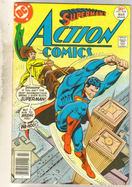 Action Comics #469 comic book fine 6.0