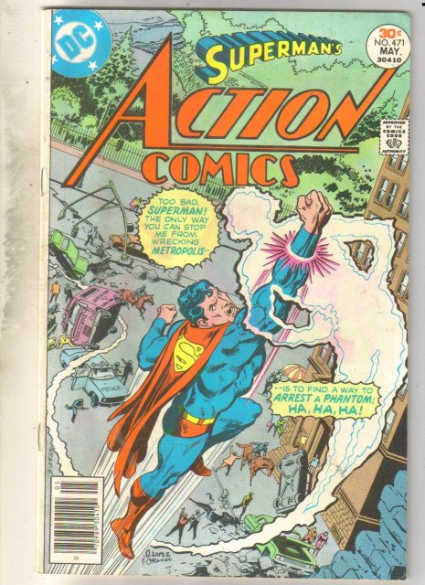 Action Comics #471 comic book fine 6.0