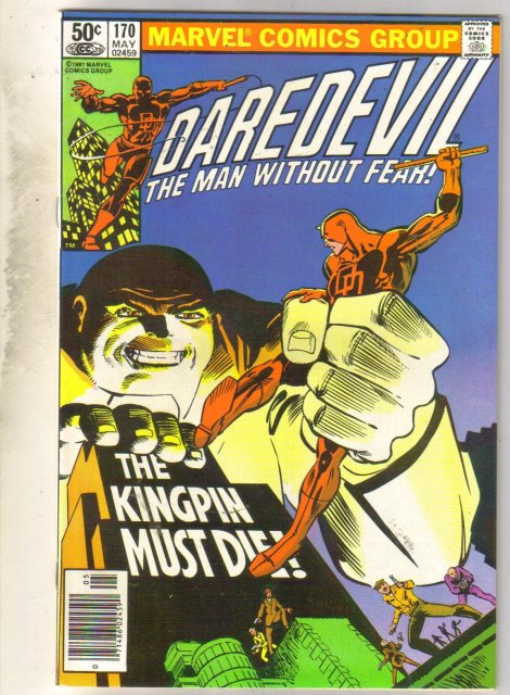 Daredevil #170 comic book near mint 9.4