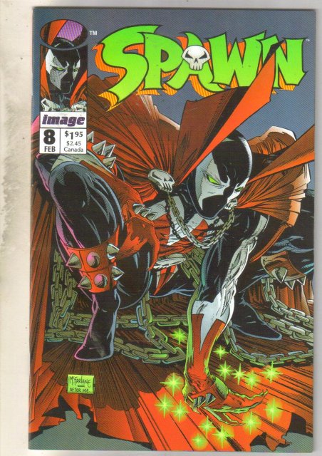 Spawn #8 comic book near mint 9.4