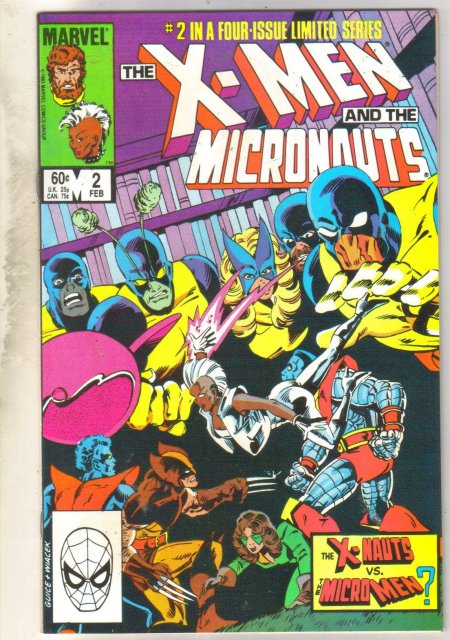 X-Men and the Micronauts #2 comic book near mint 9.4
