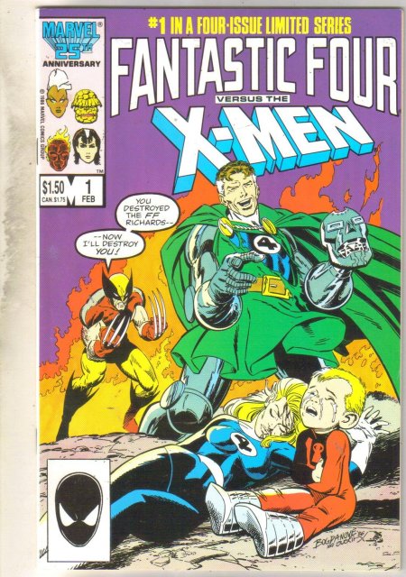Fantastic Four versus the X-Men #1 comic book mint 9.8