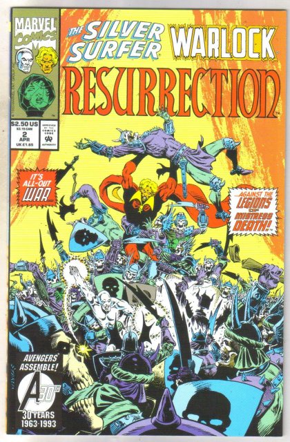 Silver Surfer Warlock Resurrection #2 comic book mint 9.8