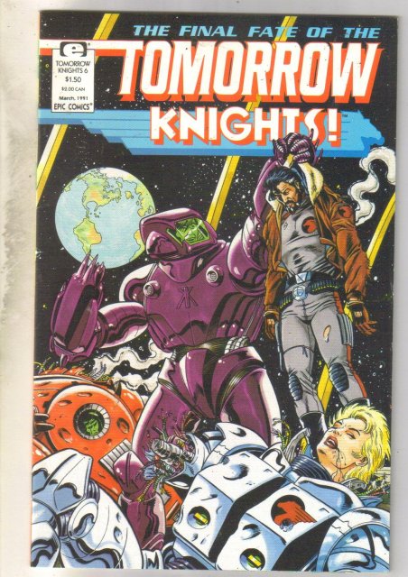 Tomorrow Knights #6 comic book near mint 9.4