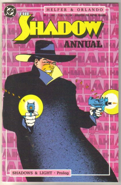 The Shadow Annual 1987 comic book near mint 9.4