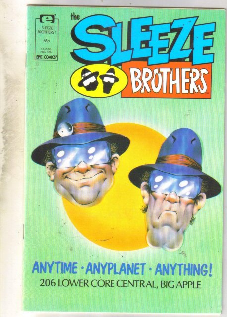 Sleeze Brothers #1 comic book near mint 9.4