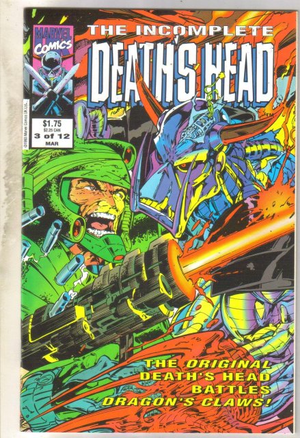 Incomplete Deathshead #3 comic book mint 9.8