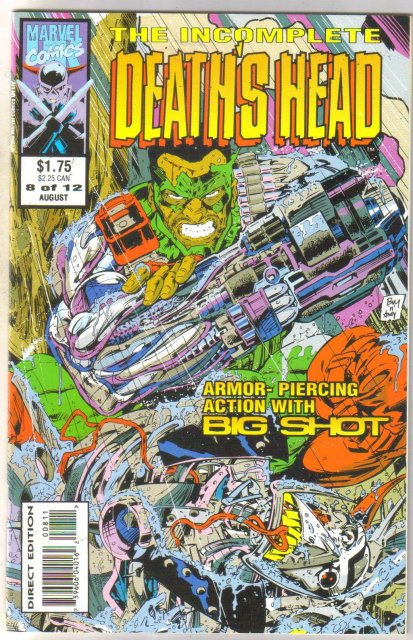 Incomplete Death's Head #8 comic book mint 9.8