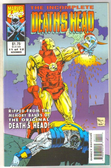 Incomplete Death's Head #11 comic book mint 9.8